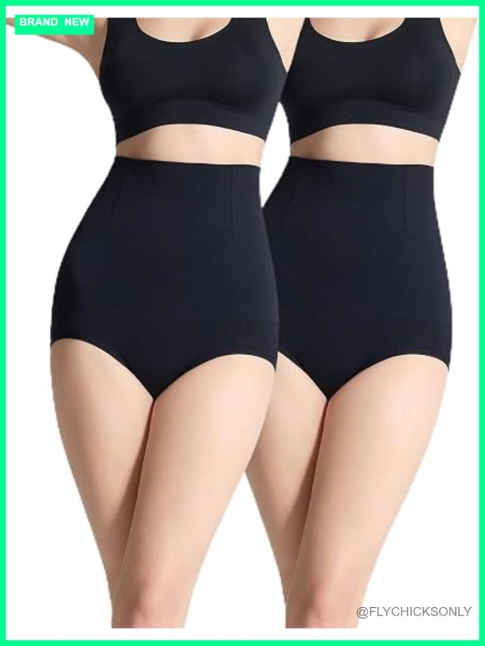 High Waisted Seamless Tummy Control Shapewear Panties for Women